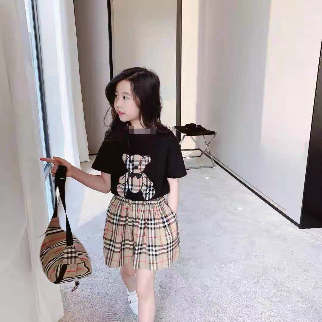 T-shirt baby orso tweed