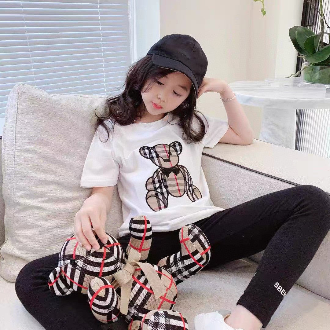 T-shirt baby orso tweed