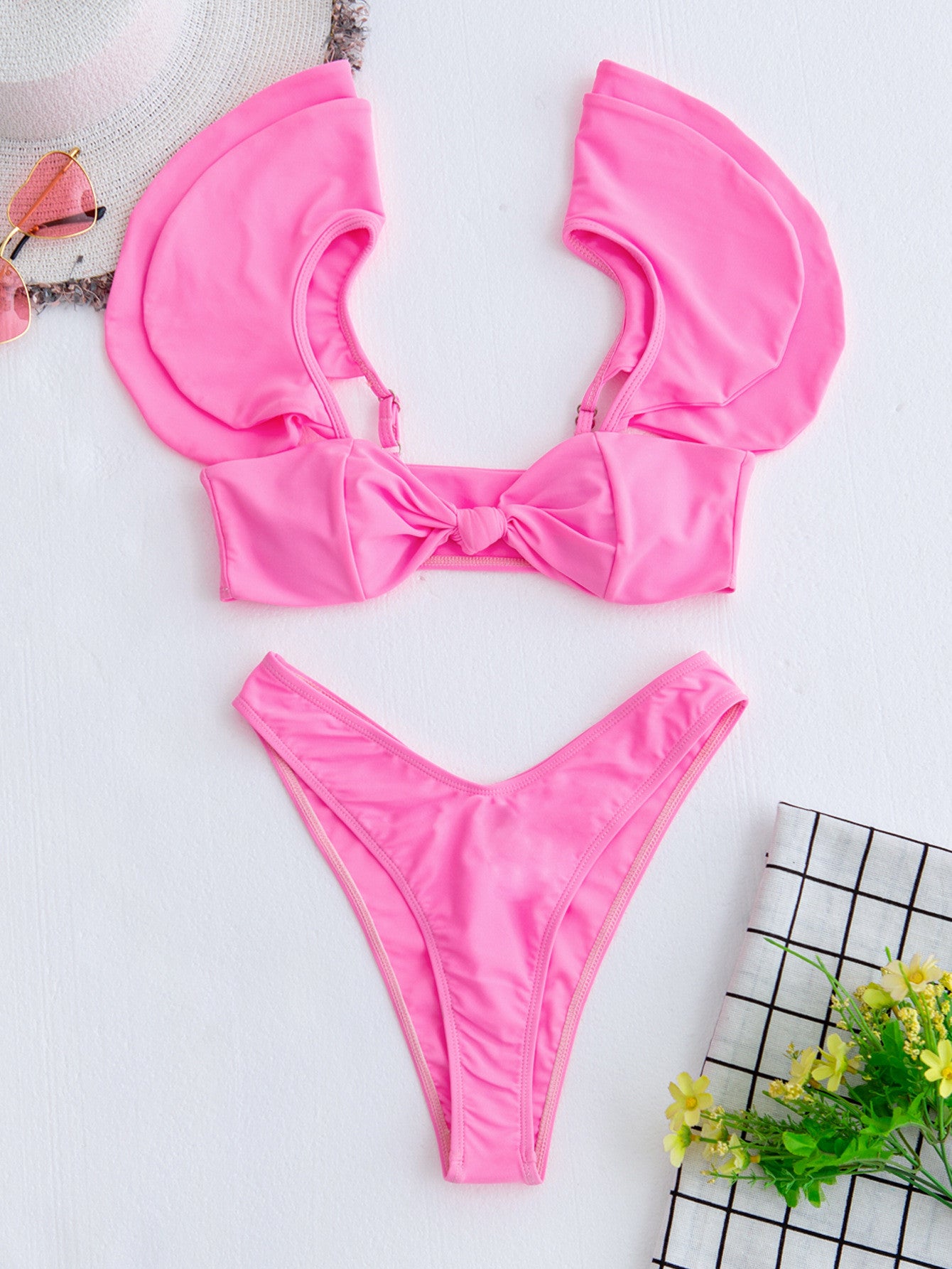 Bikini confy volant