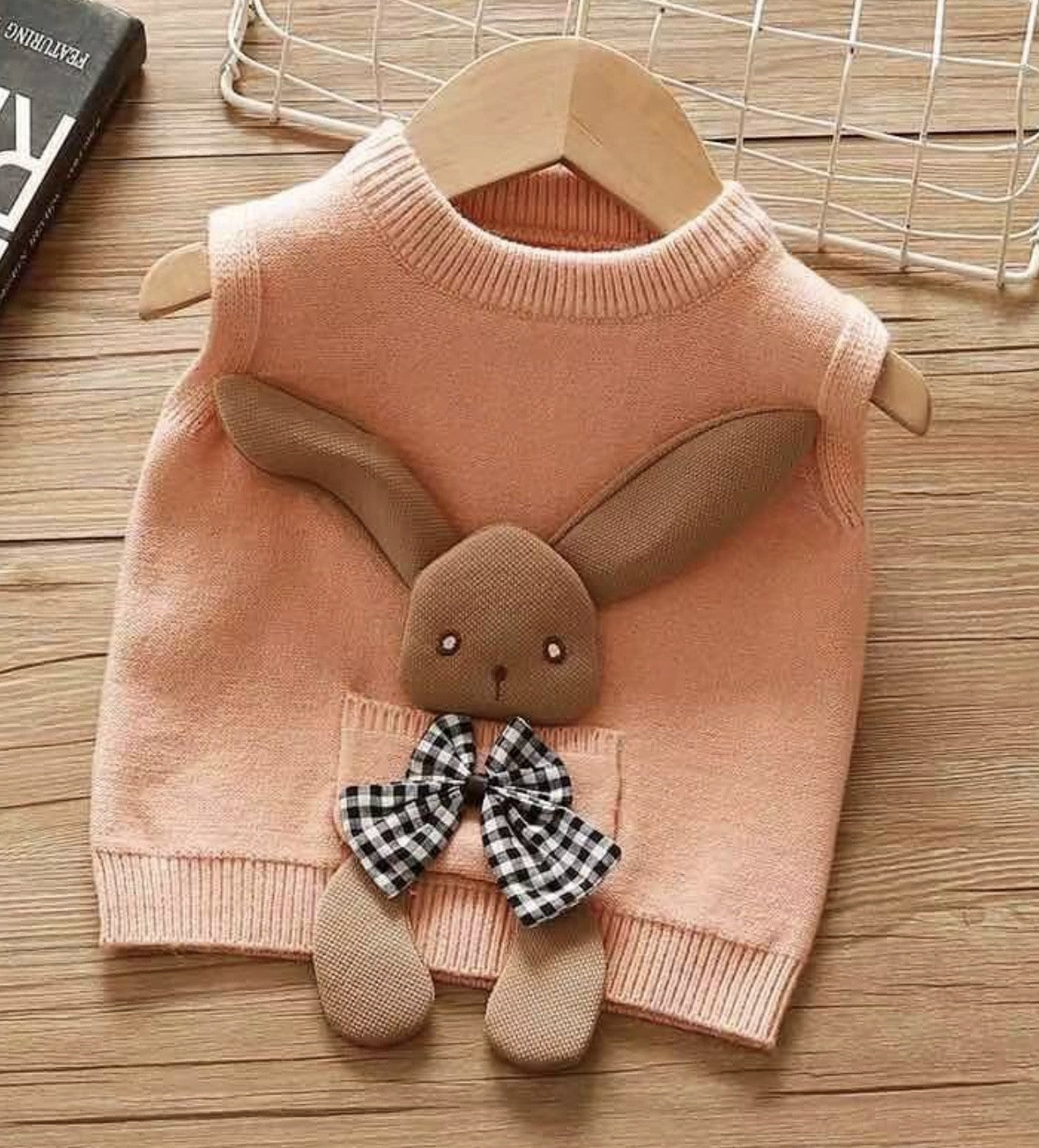 Gilet bimba coniglietto