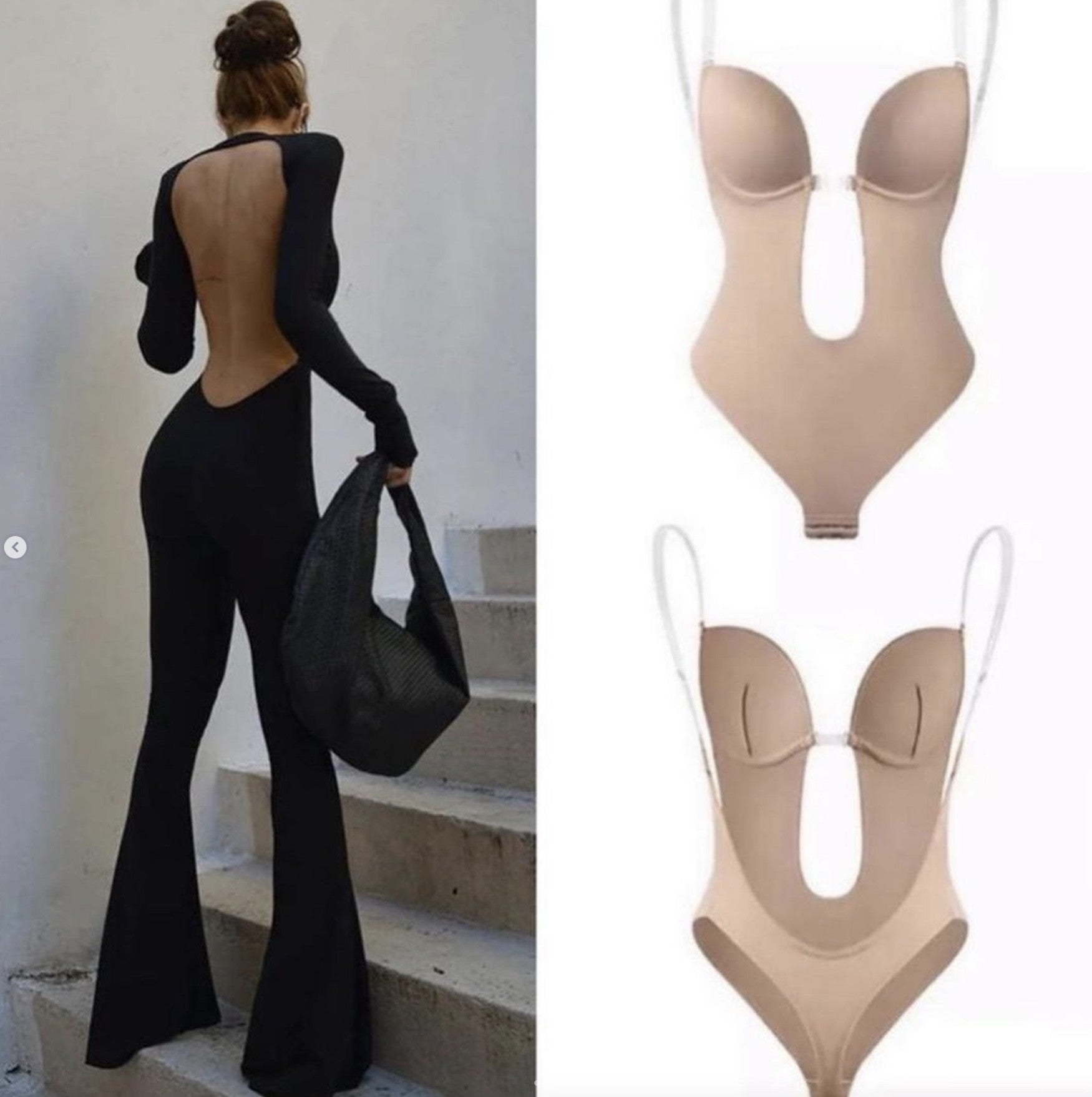 Body invisible nude look