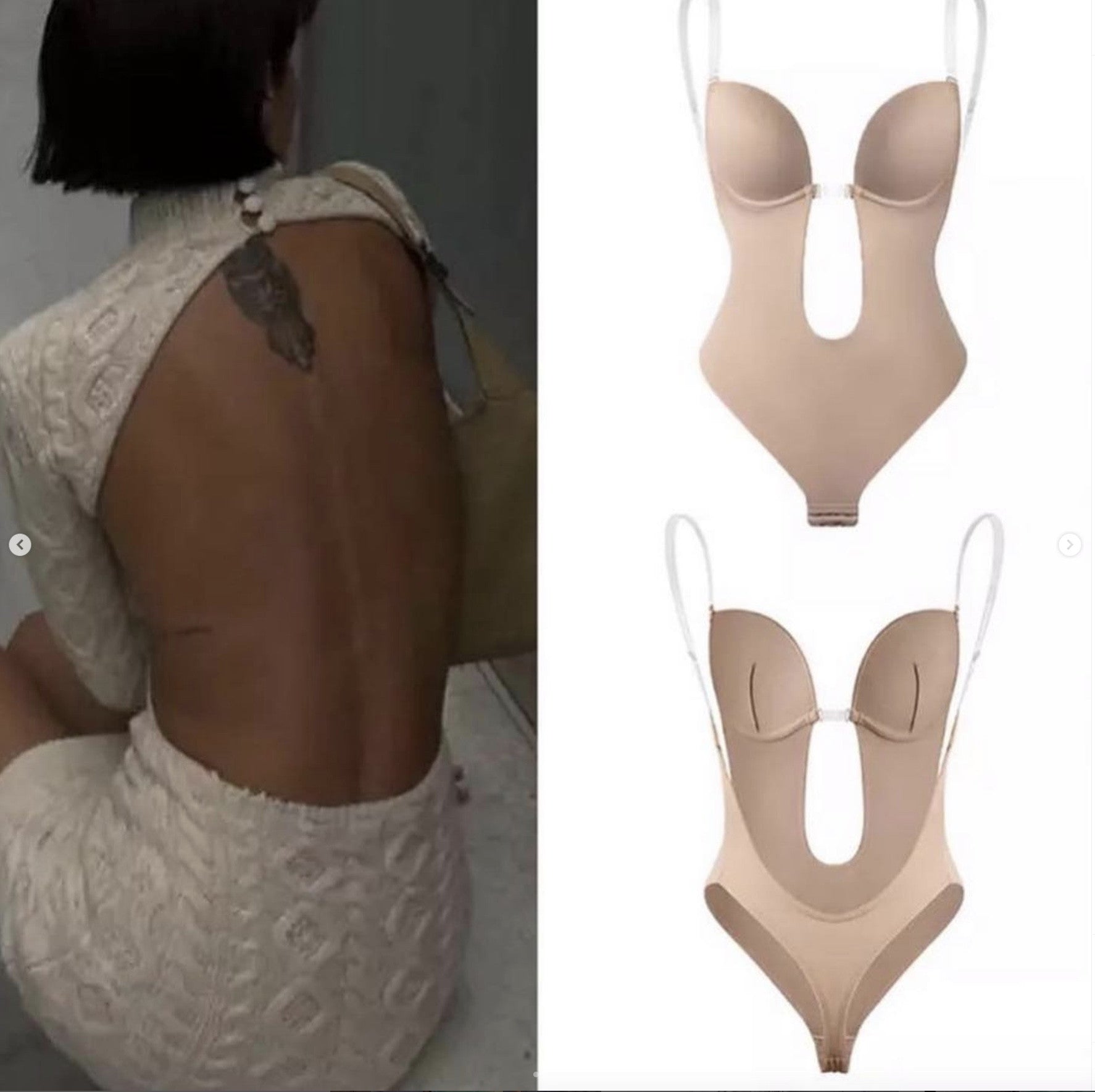 Body invisible nude look