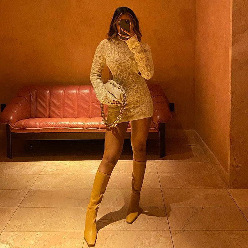 Knitty backless dressy