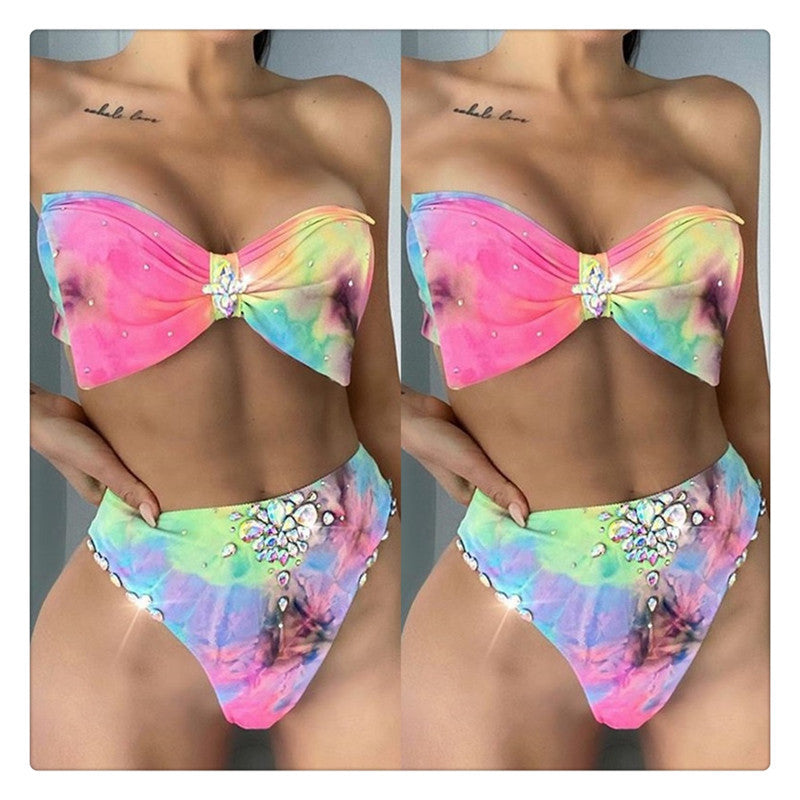 Bikini rainbow christal