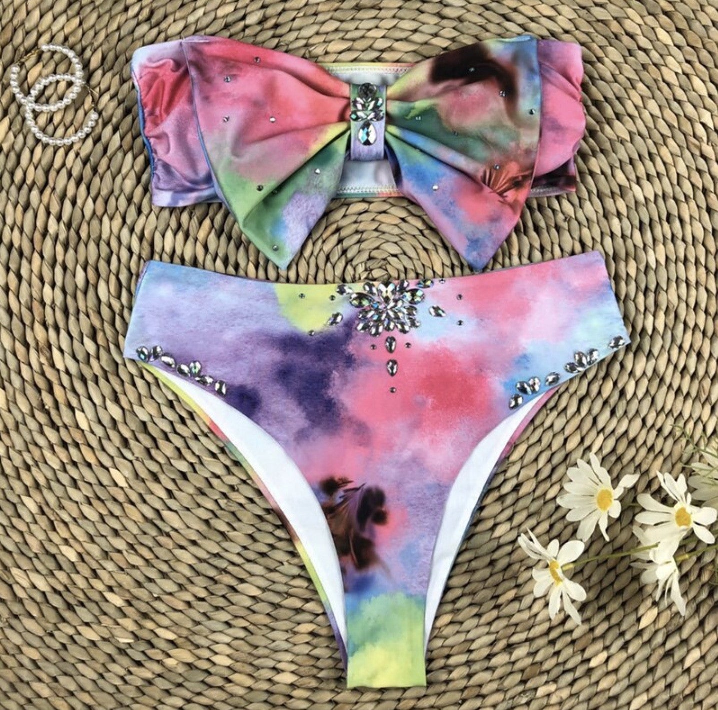 Bikini rainbow christal