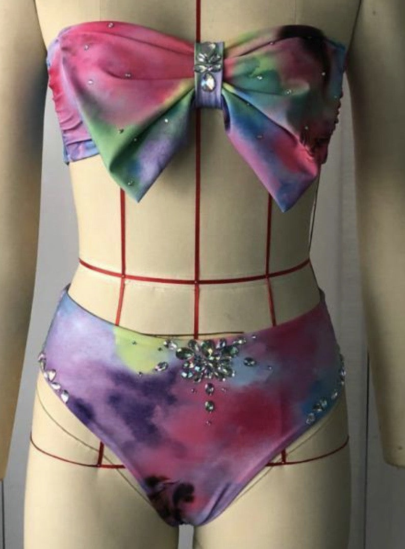 Bikini rainbow christal