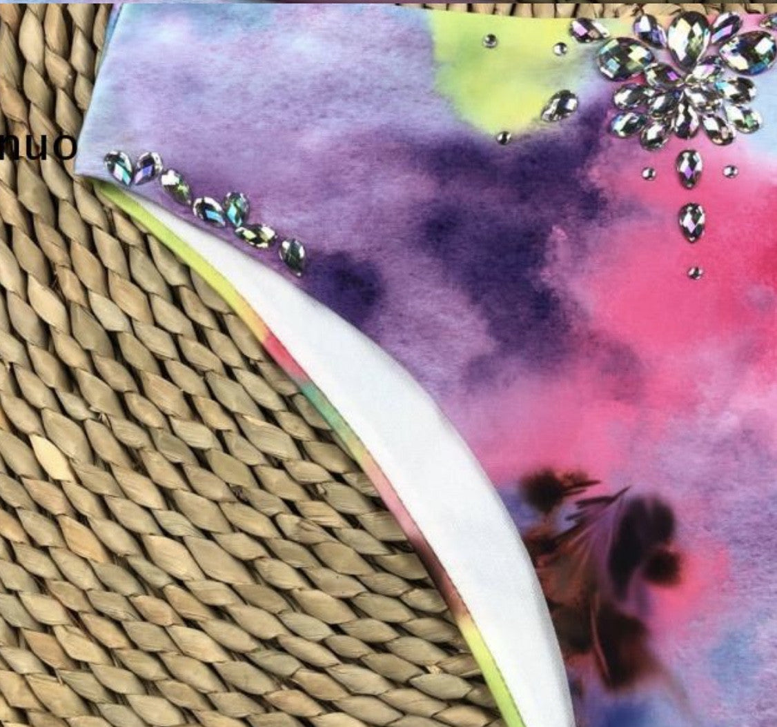 Bikini rainbow christal