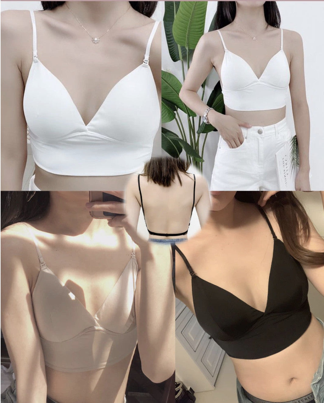 Bralette invisibile superscollata