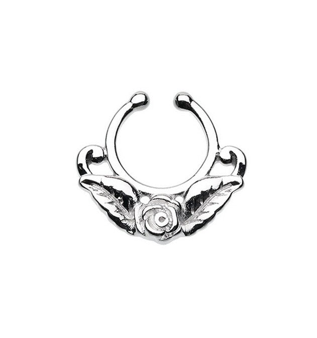 Rose Fake Septum Ring