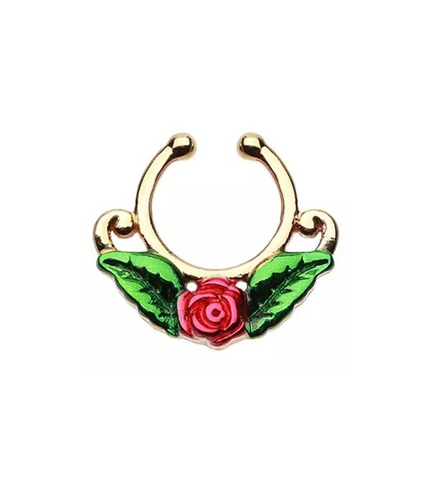 Rose Fake Septum Ring