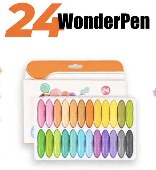 Pastelli a cera magici