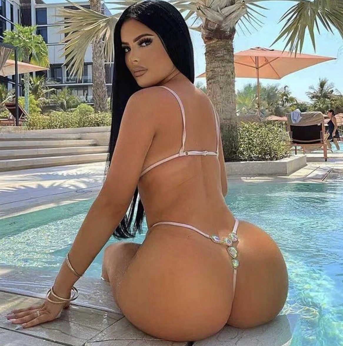 Microbikini rhinestone Yhouy