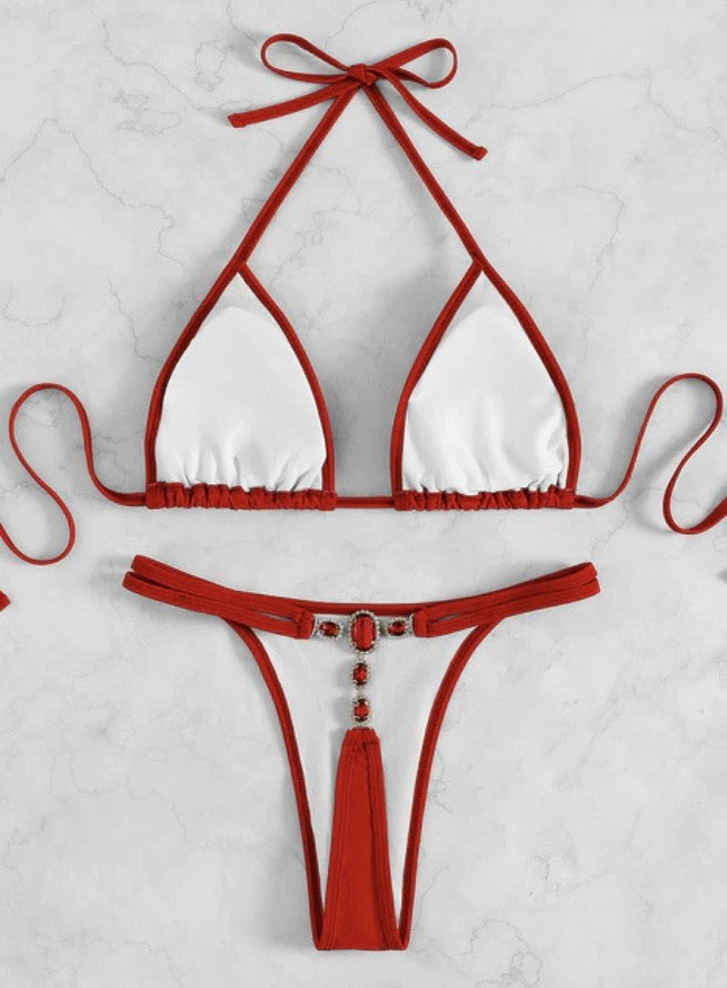 Microbikini rhinestone Yhouy