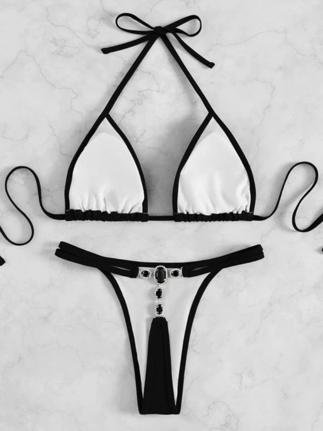 Microbikini rhinestone Yhouy