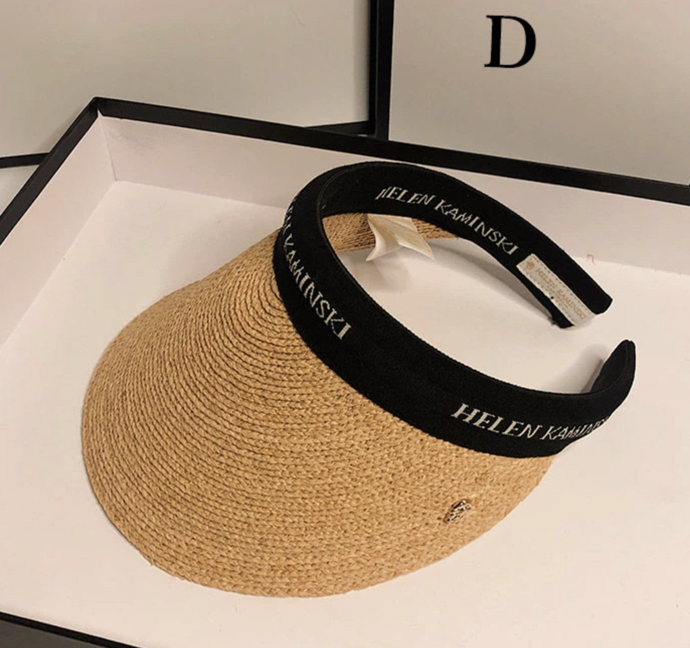 Visiera in paglia Helen