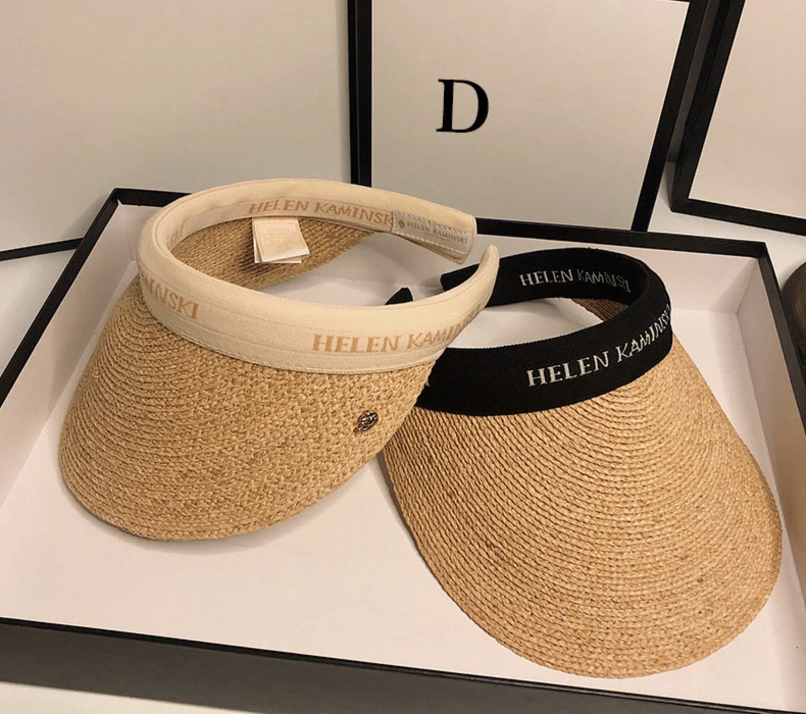 Visiera in paglia Helen