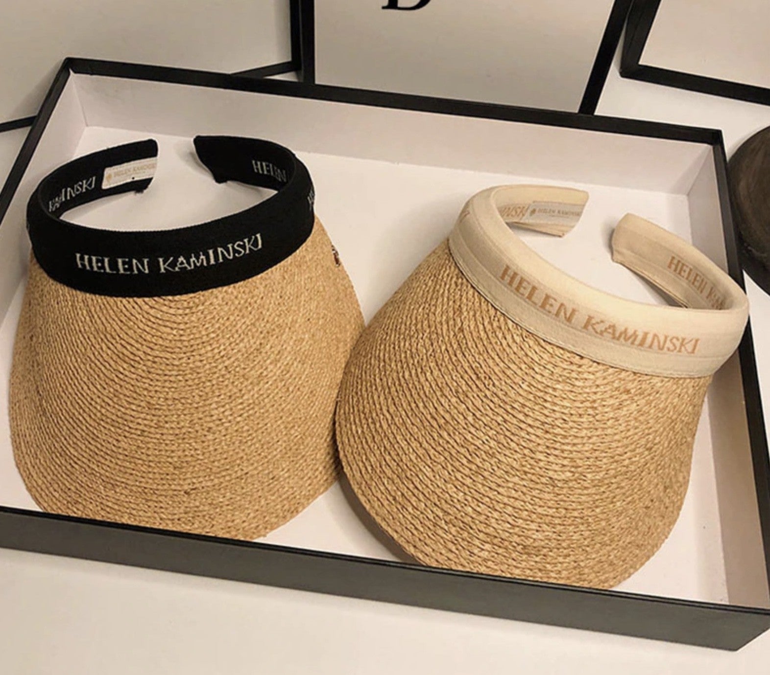 Visiera in paglia Helen