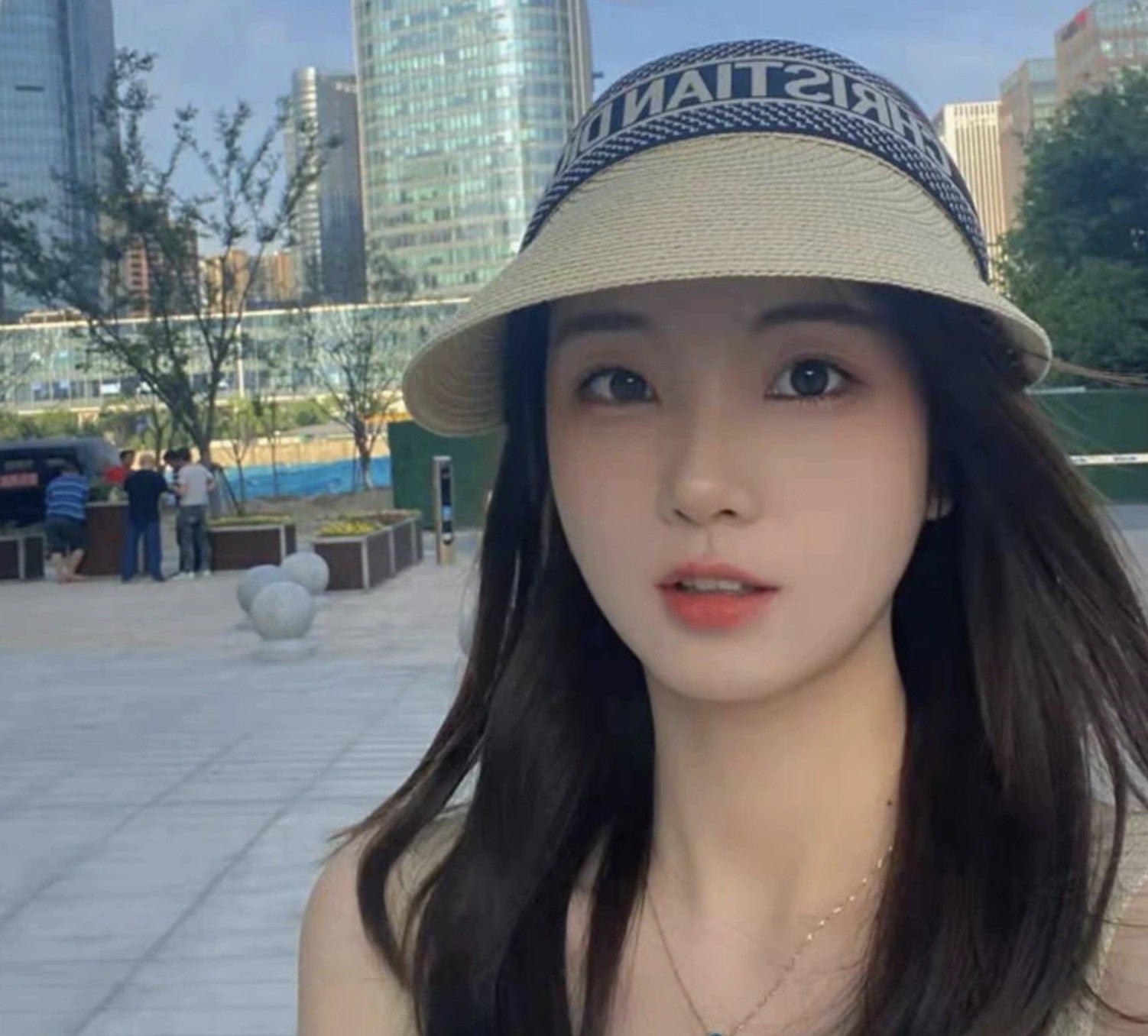 Visiera in paglia Christian