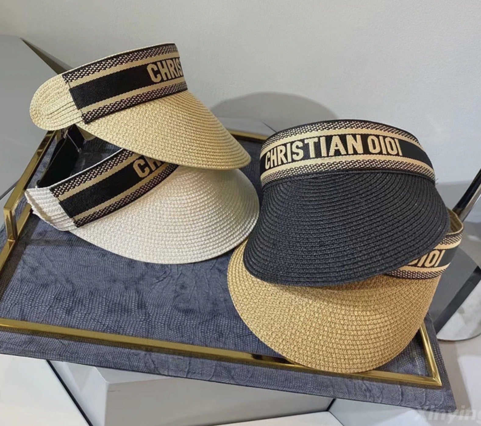 Visiera in paglia Christian