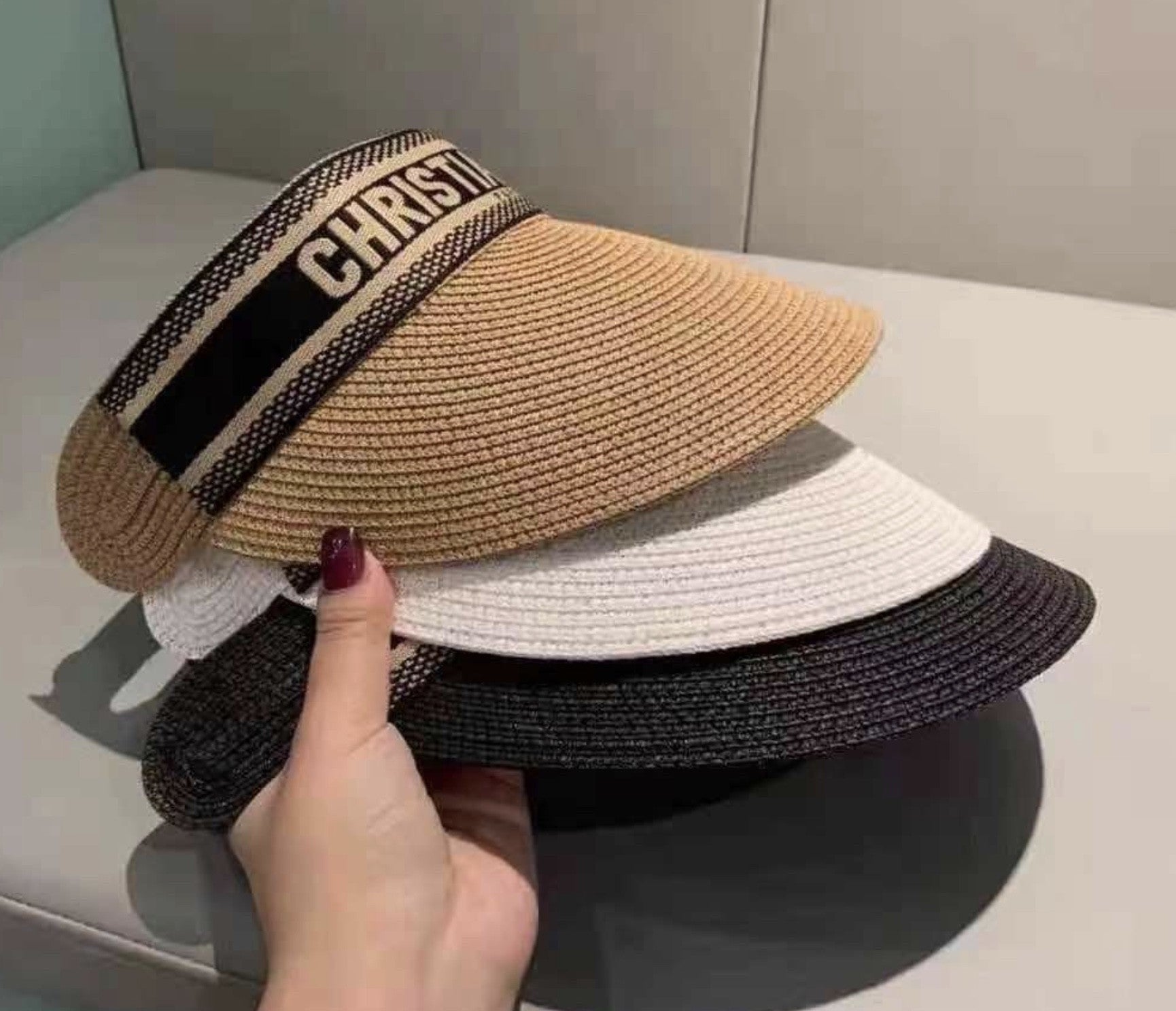 Visiera in paglia Christian