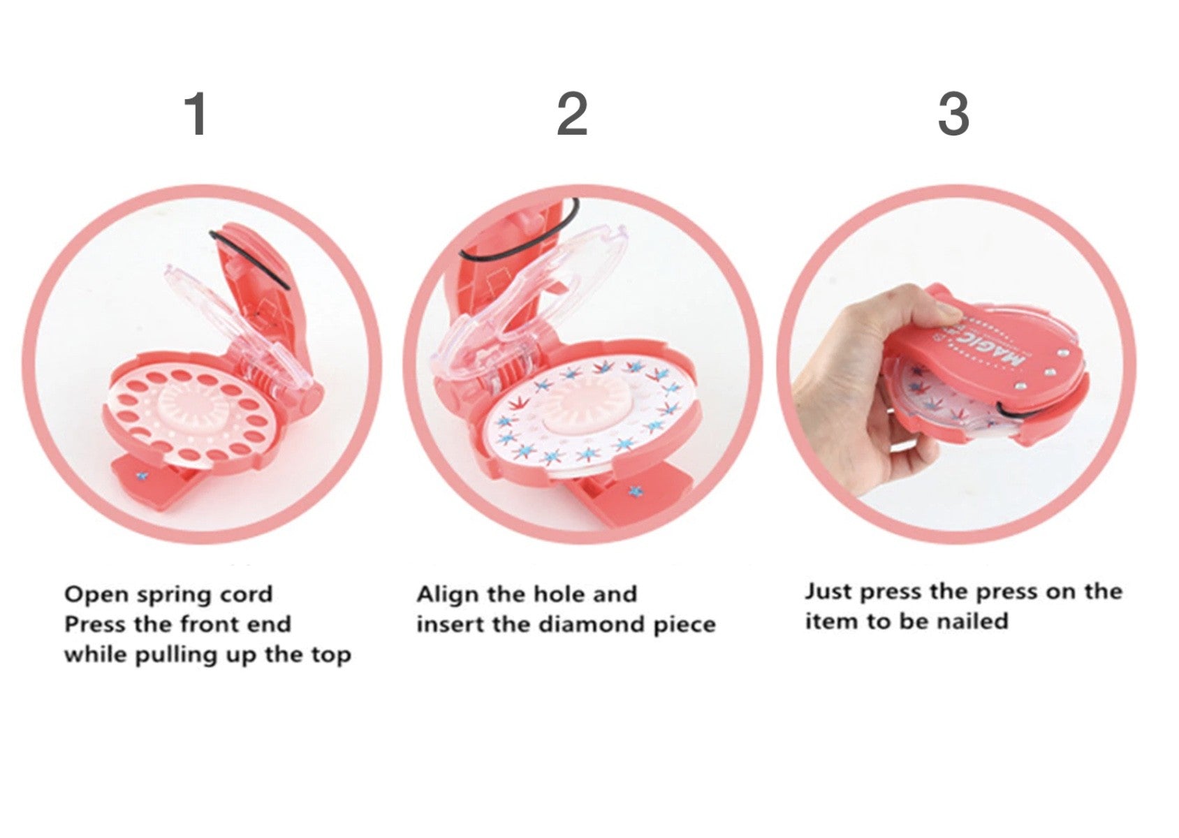 Applicatore strass capelli