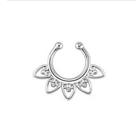 Petals Fake Septum Ring
