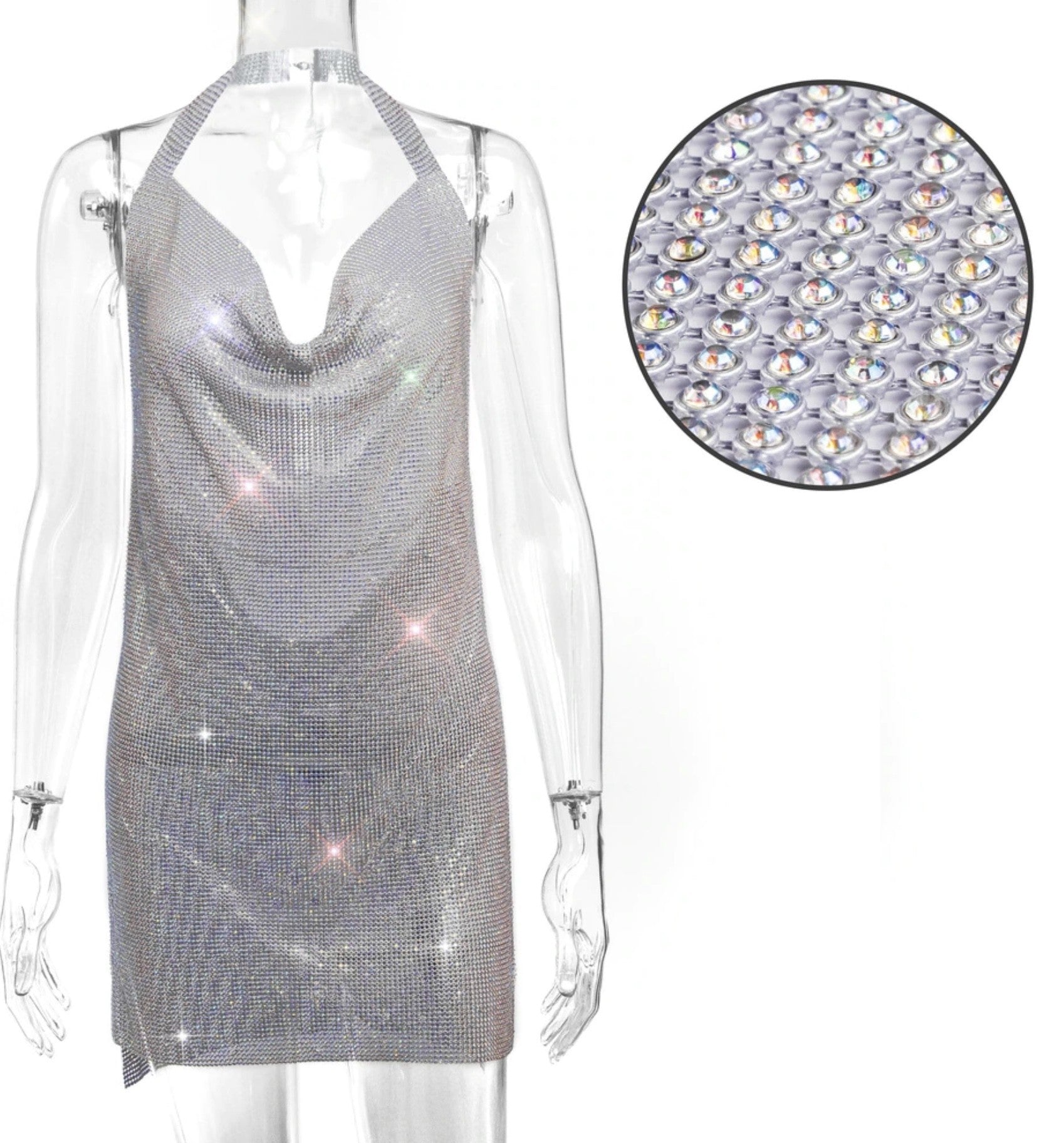 Minidress strass Henuar