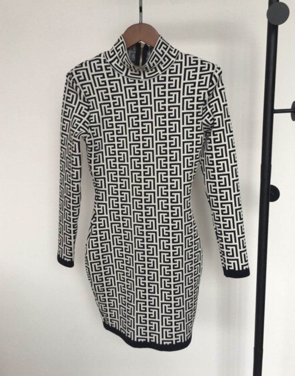 Dress in maglia Geomy