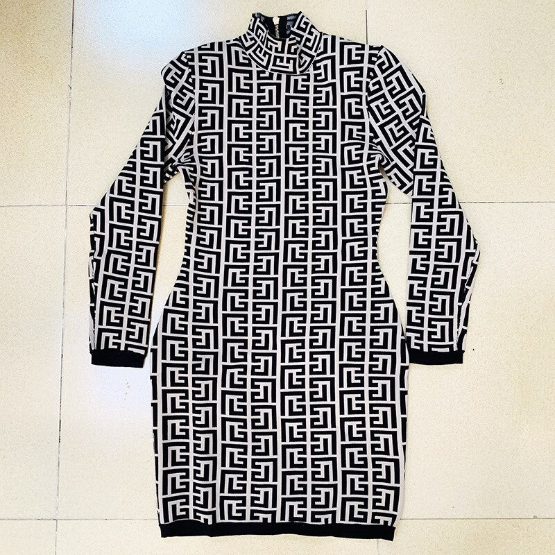 Dress in maglia Geomy