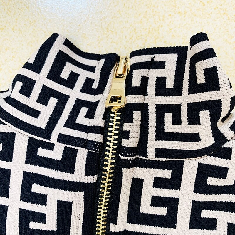 Dress in maglia Geomy