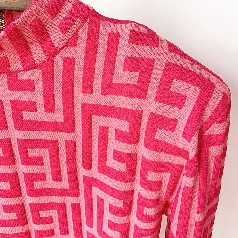 Dress in maglia Geomy