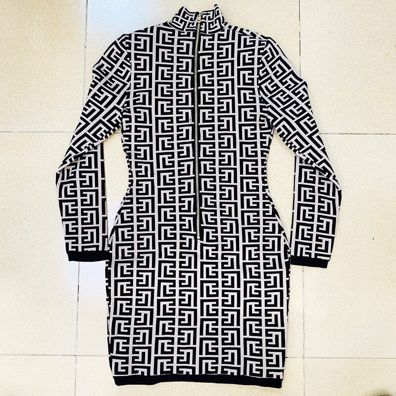 Dress in maglia Geomy