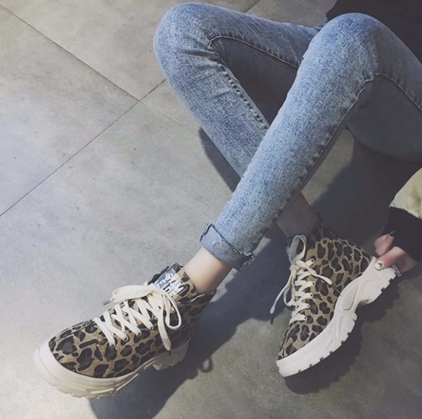 Sneackers alta animal Syam