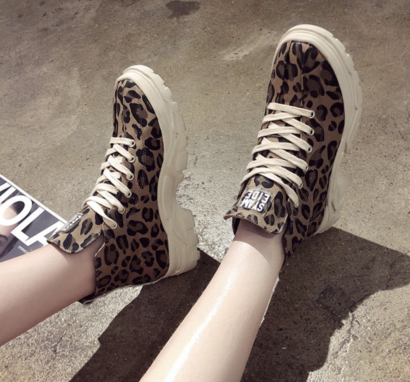 Sneackers alta animal Syam