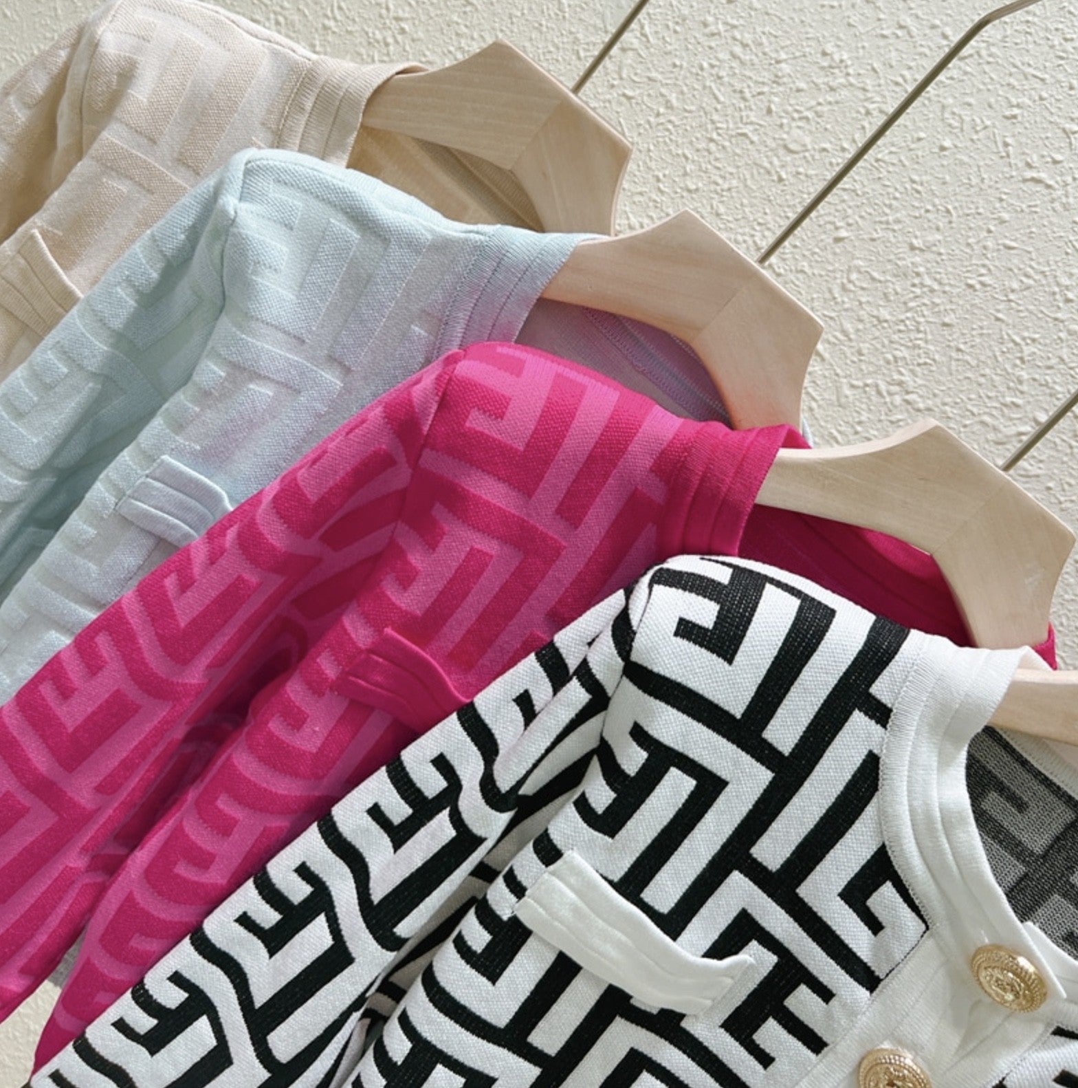 Cardigan in maglia Geomy