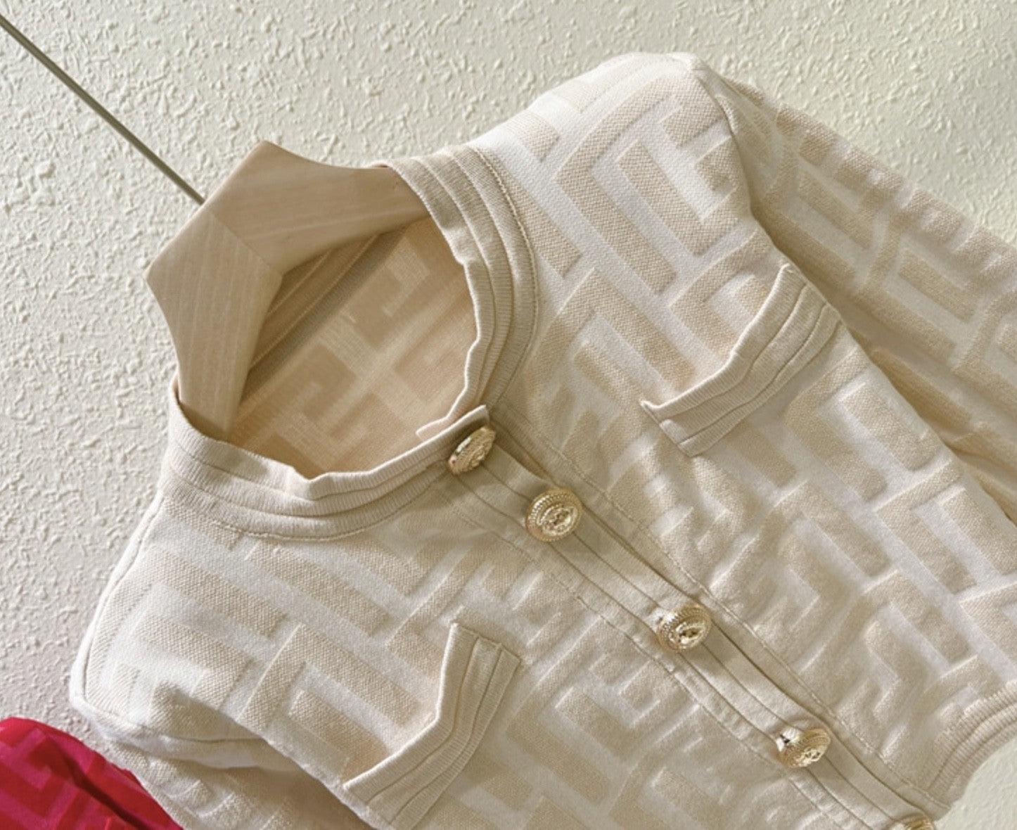 Cardigan in maglia Geomy