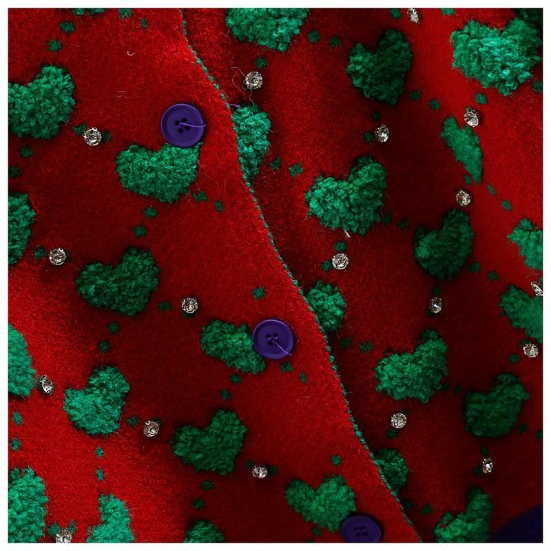 Cardigan Heart & strass