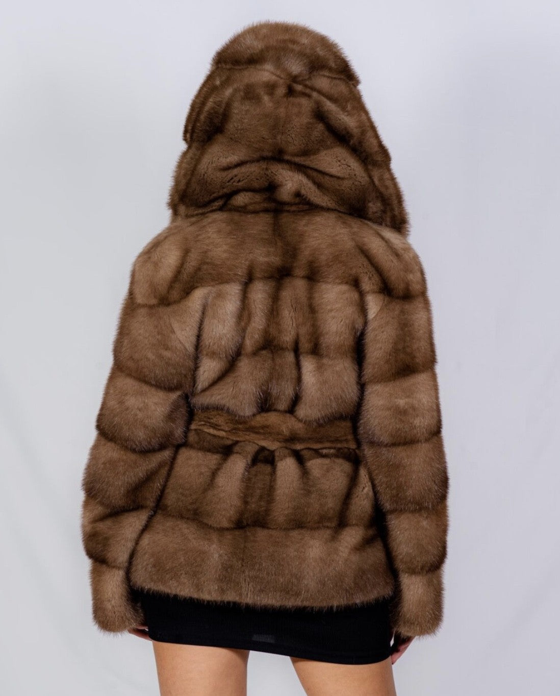 Visone con cappuccio Trecy