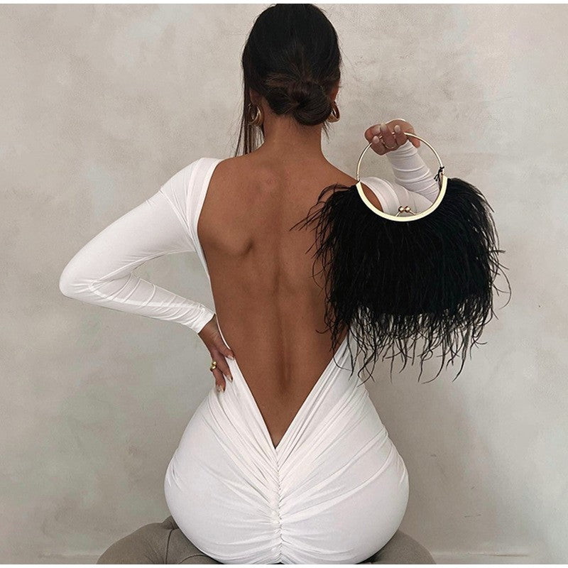 Abito backless Gilda