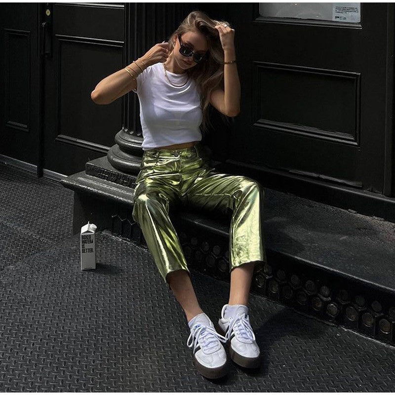 Pants metalizzato Rwita