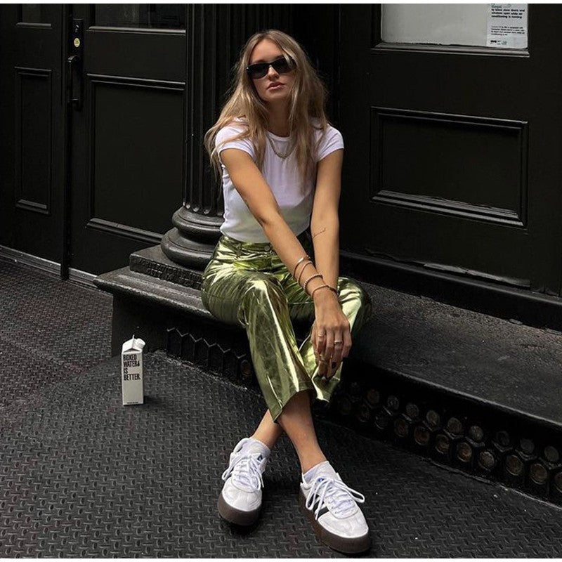 Pants metalizzato Rwita