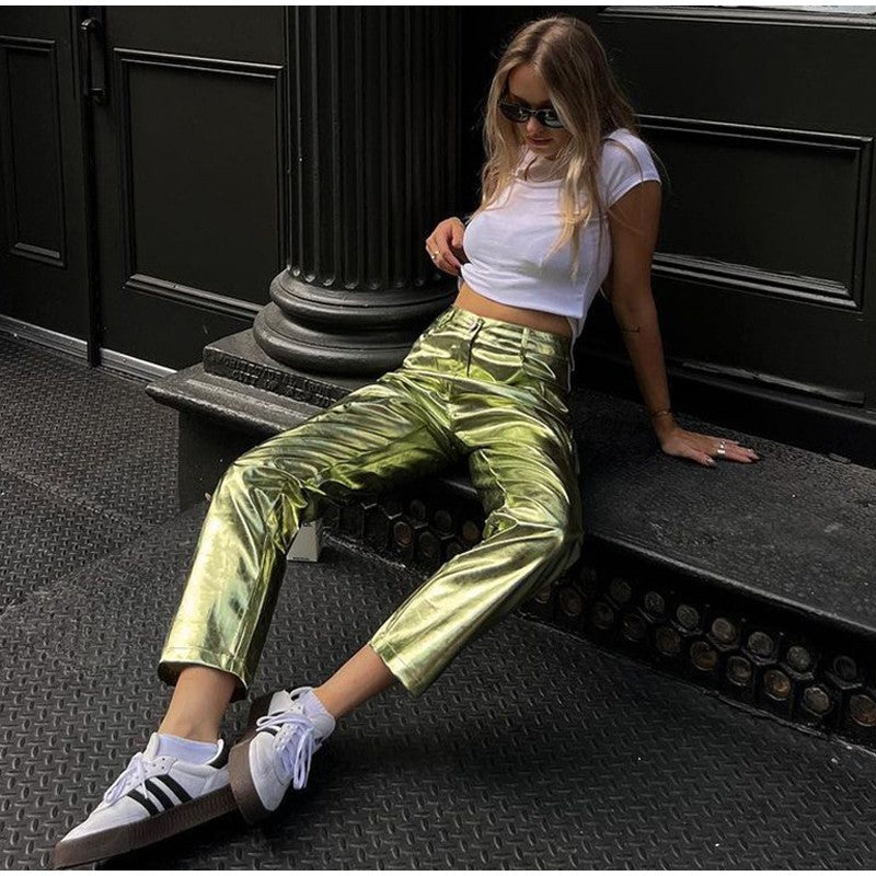 Pants metalizzato Rwita