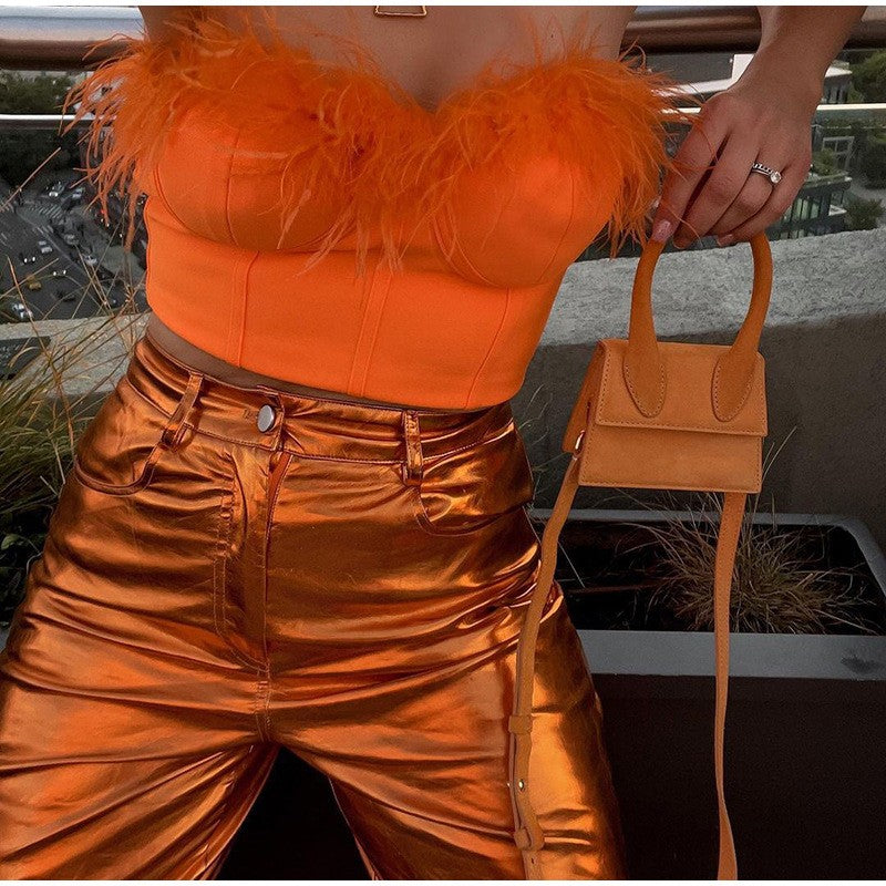 Pants metalizzato Rwita