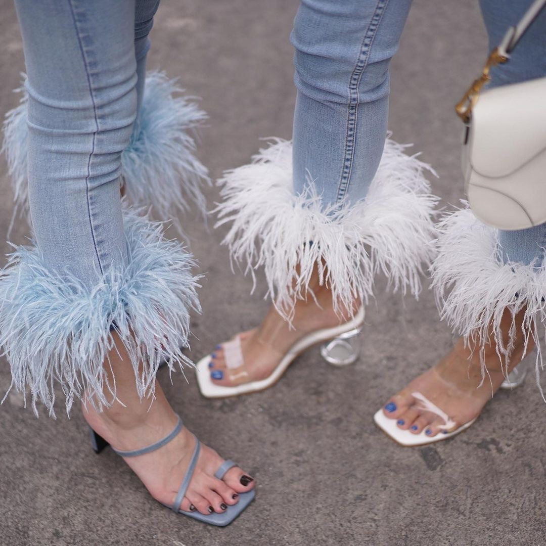 Top + jeans piume Frica