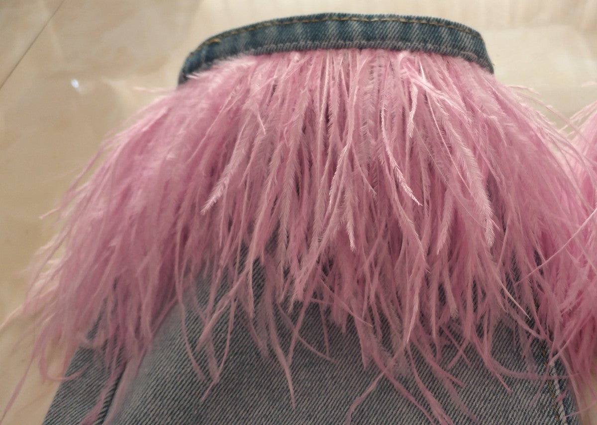 Top + jeans piume Frica