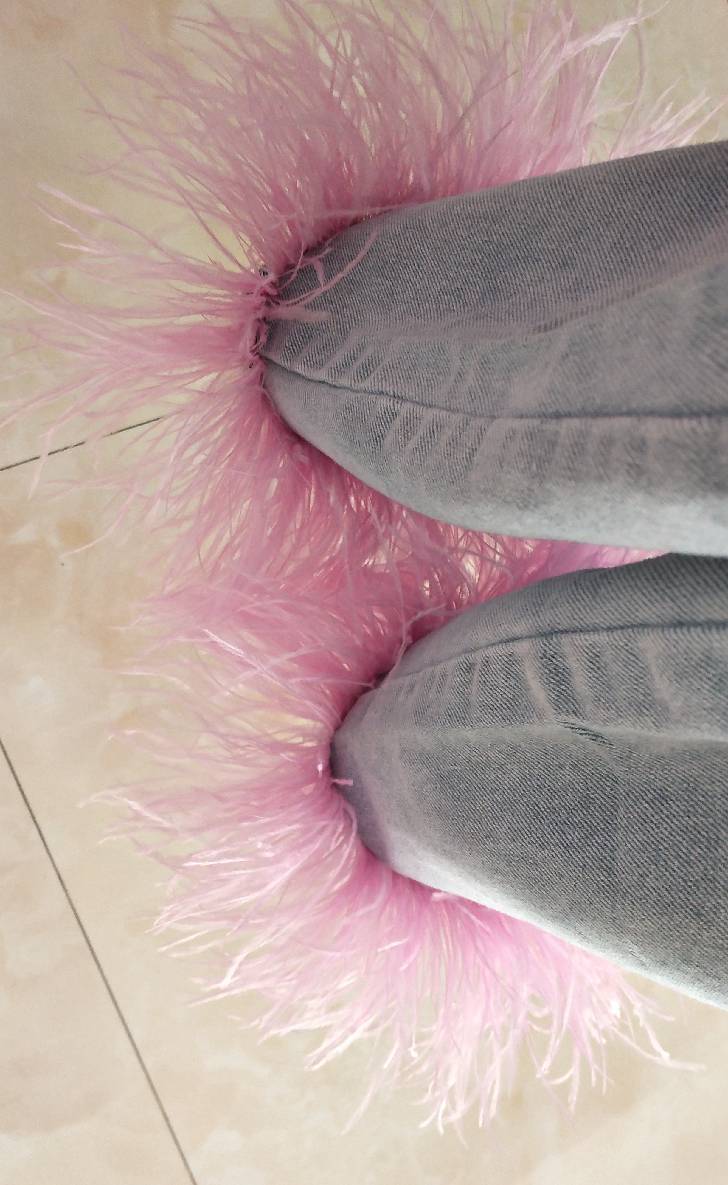 Top + jeans piume Frica