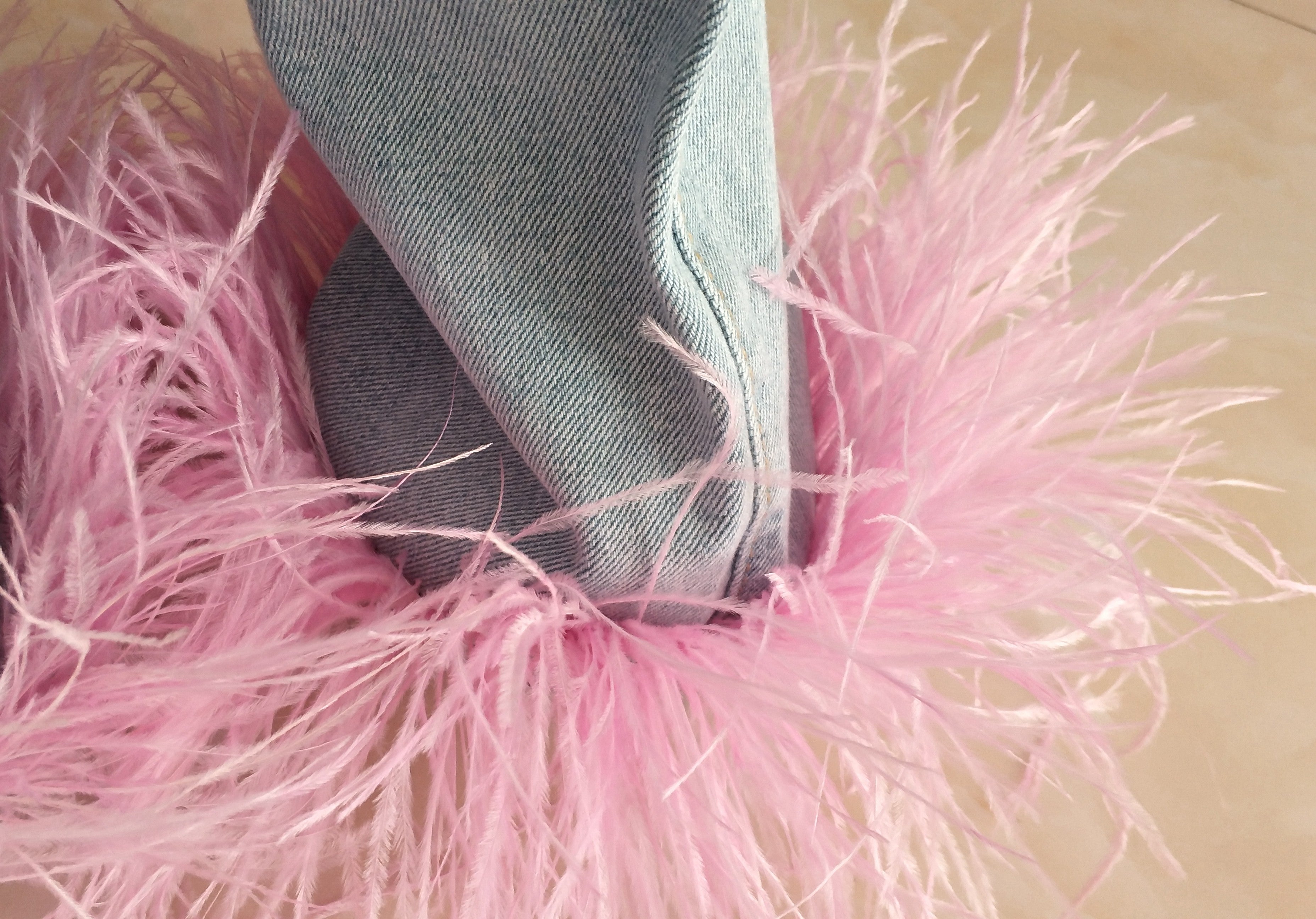 Top + jeans piume Frica