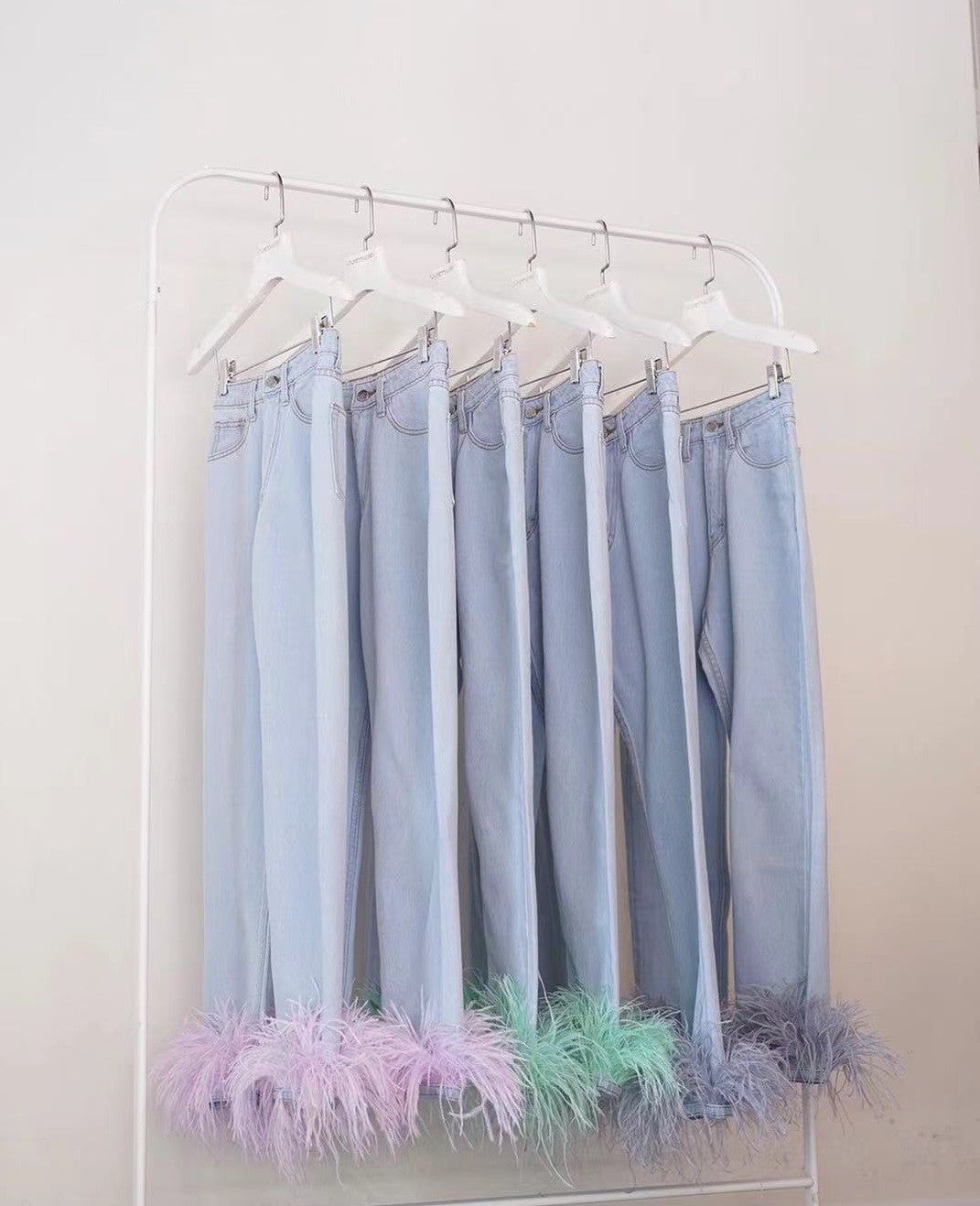 Top + jeans piume Frica