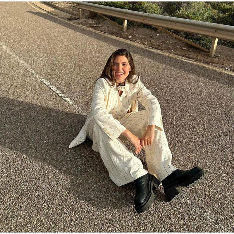 Completo tailleur gessato Lilp