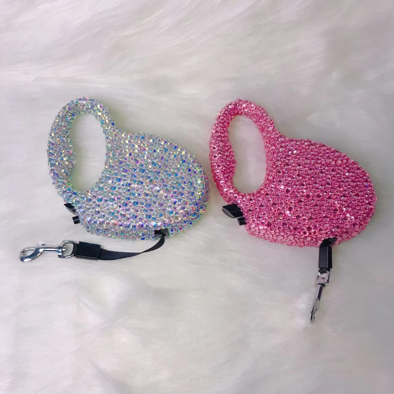 Guinzaglio cane strass